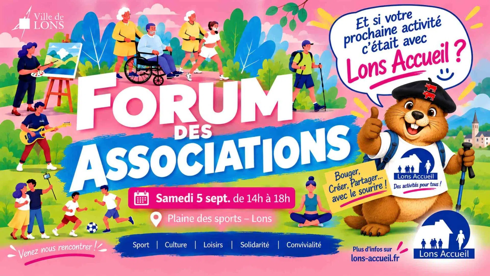 Un beau succès pour Lons Accueil au Forum 2026 !